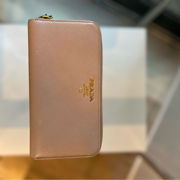 Prada Pinkish Tan wallet - Picture 3 of 8